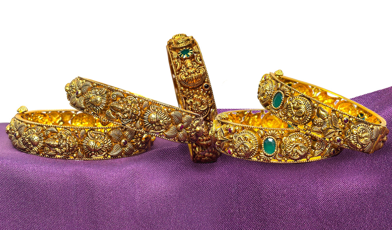 Timeless Elegance: Exploring Antique Bangles with Heritage Styling