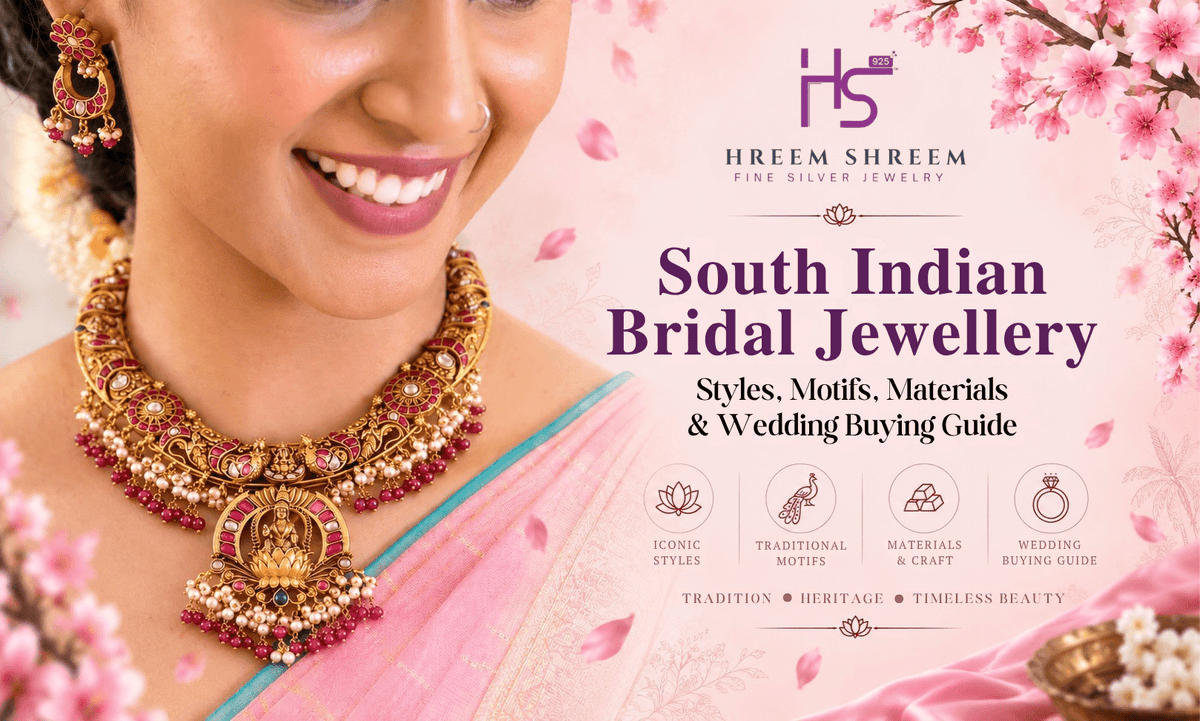 South Indian Temple Jewellery: Styles, Motifs, Materials and Wedding Buying Guide - HS925
