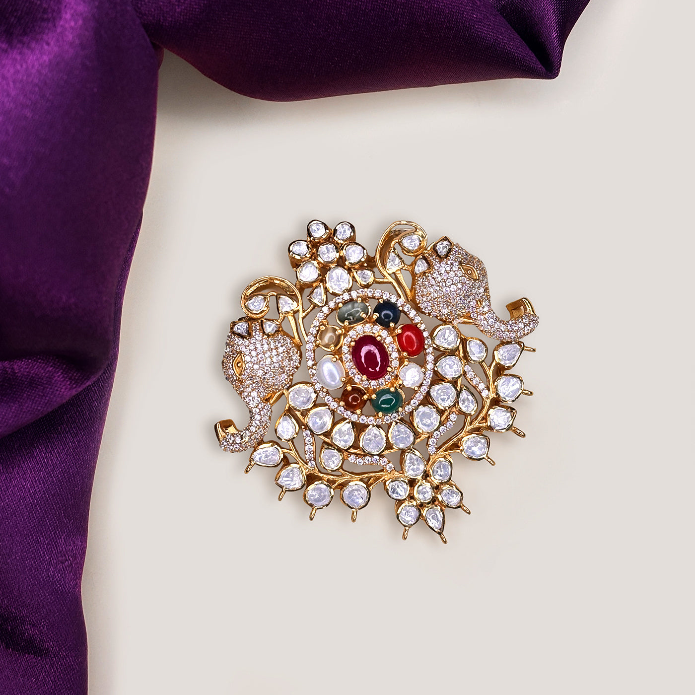 NAVRATAN PENDANT SET