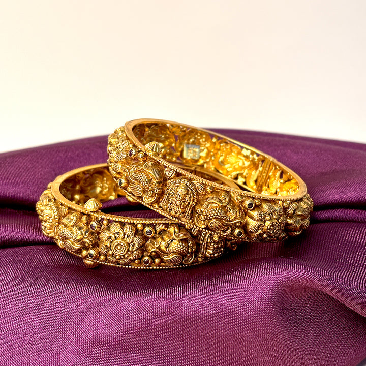 Antique Goddess Lakshmi Bangles