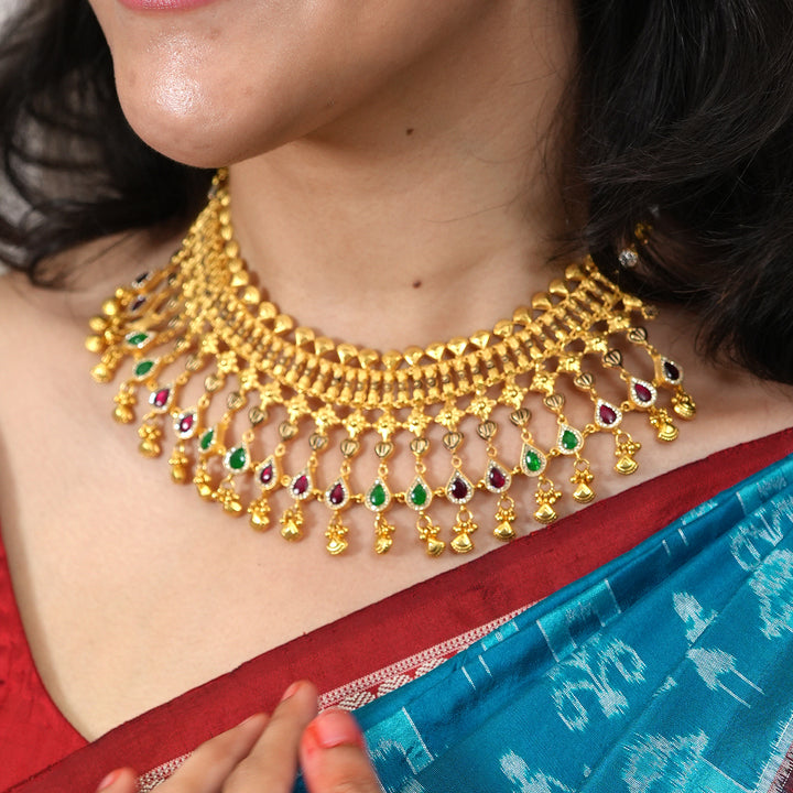 IMPERIAL FRINGE NECKLACE SET
