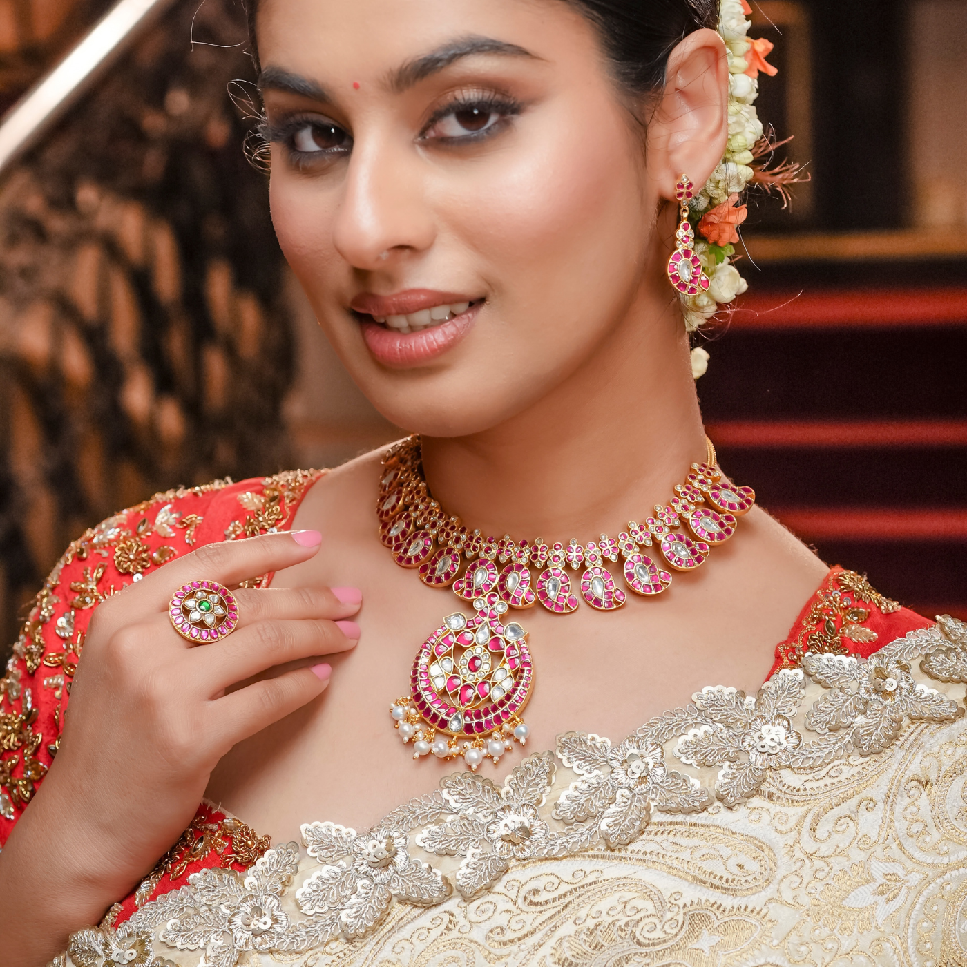 ROYAL MANGO KUNDAN SET