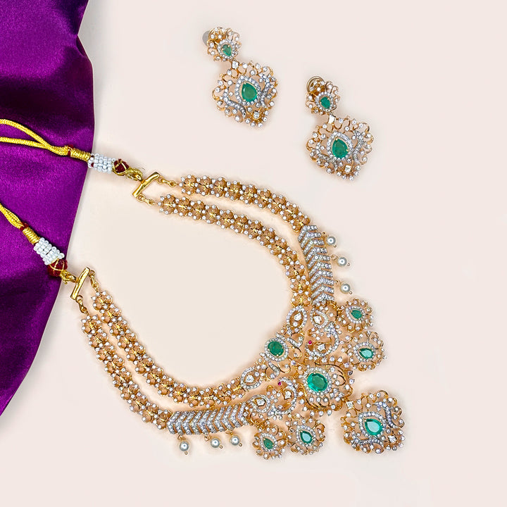 Moissanite Royal  Grace  two-in-one Set