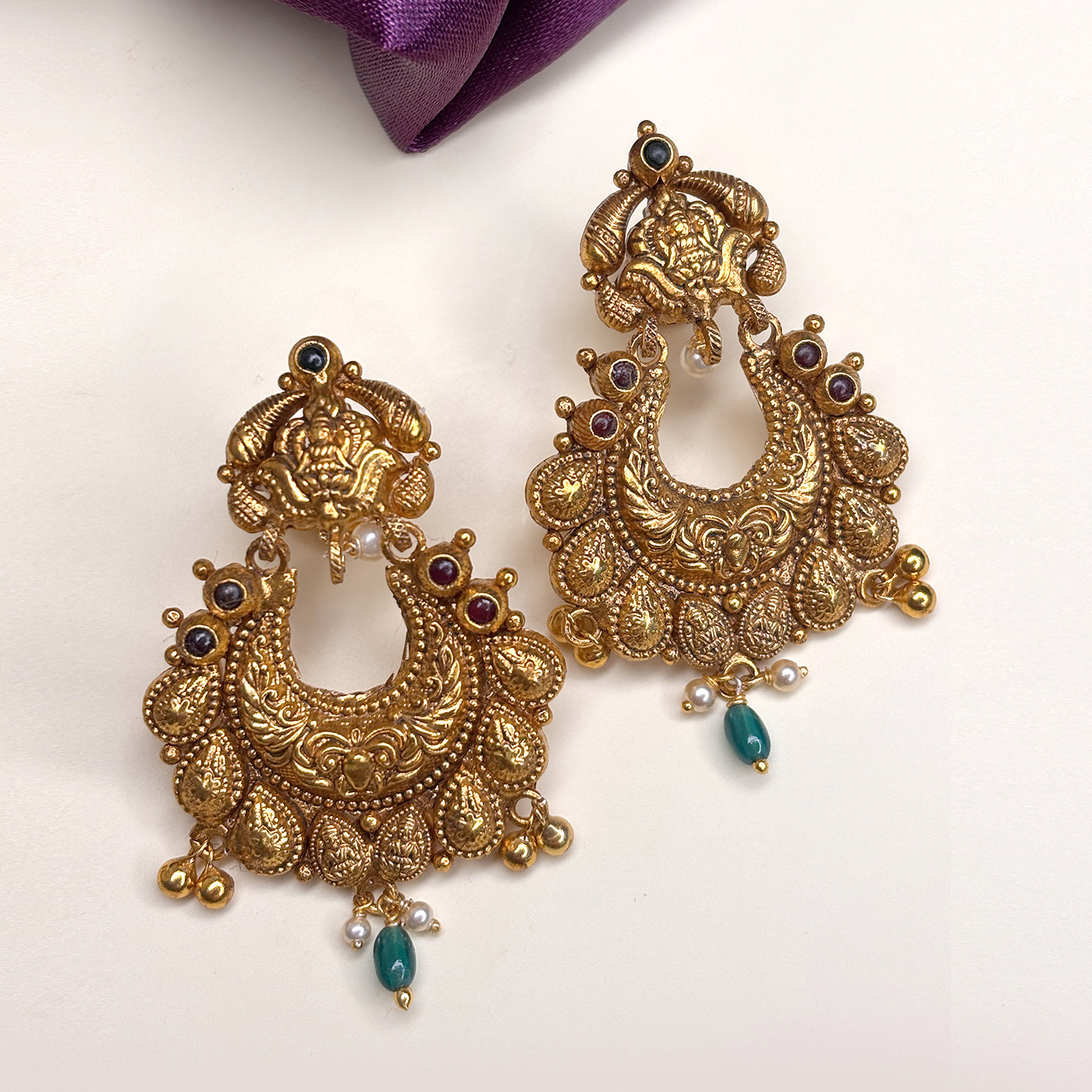 LUNA CRESCENT JHUMKAS