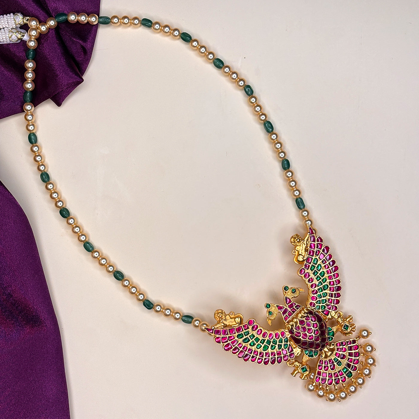 ROYAL GANDABERUNDA PEARL NECKLACE