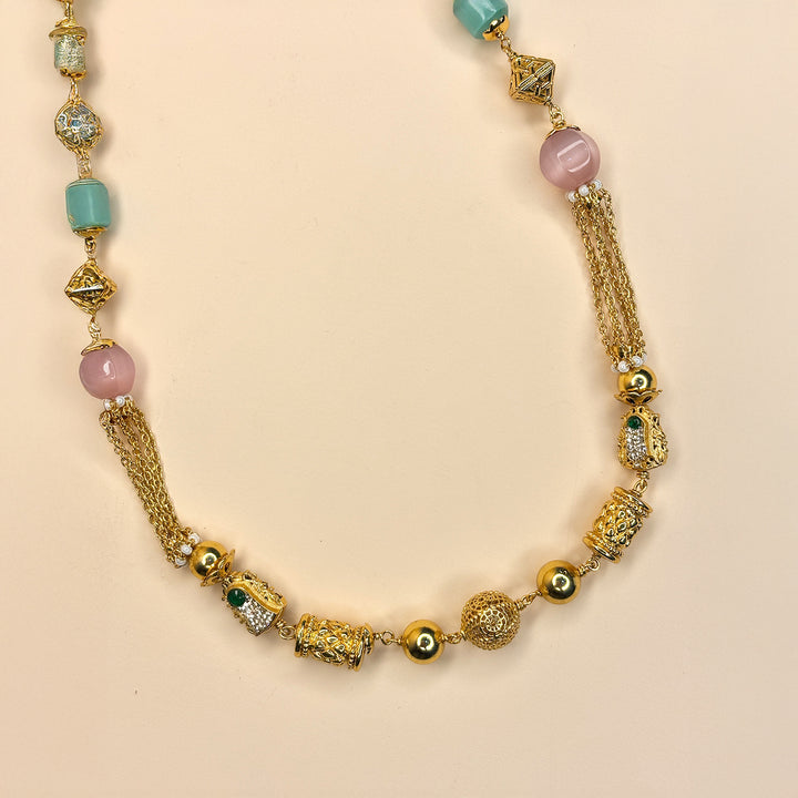 Elegance Mala with Semi-Precious Beads