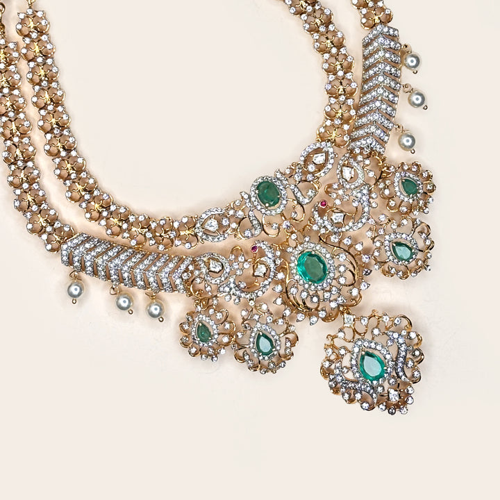 Moissanite Royal  Grace  two-in-one Set