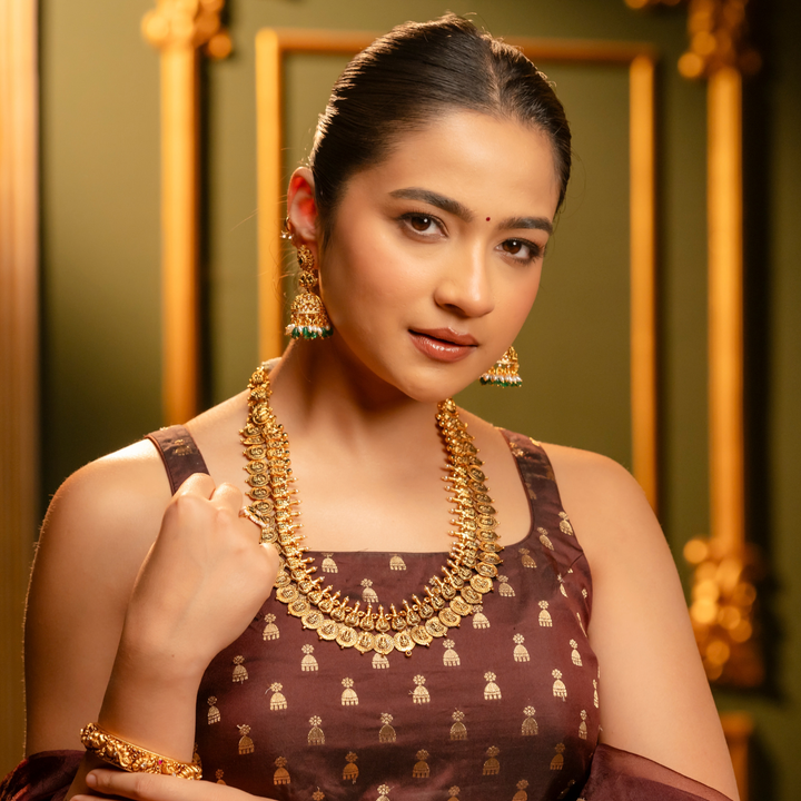 Opulent Antique Kasu Necklace