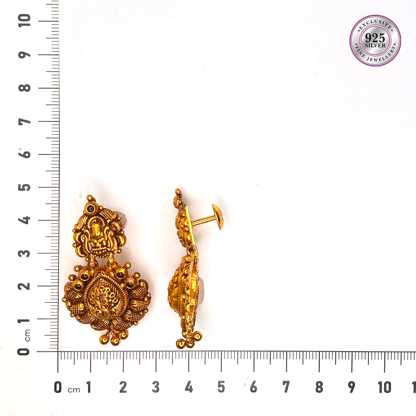 MAJESTIC PEACOCK JHUMKAS