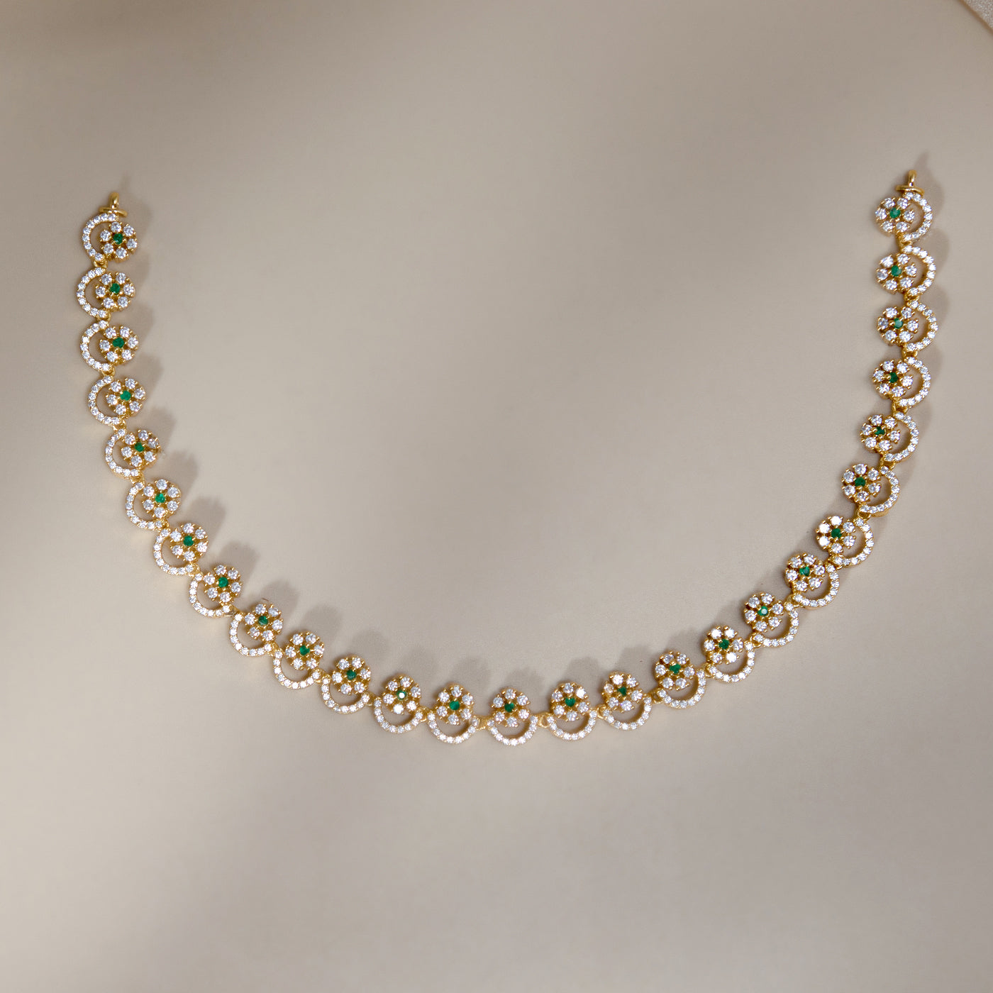 A Bloom of White Against Gold