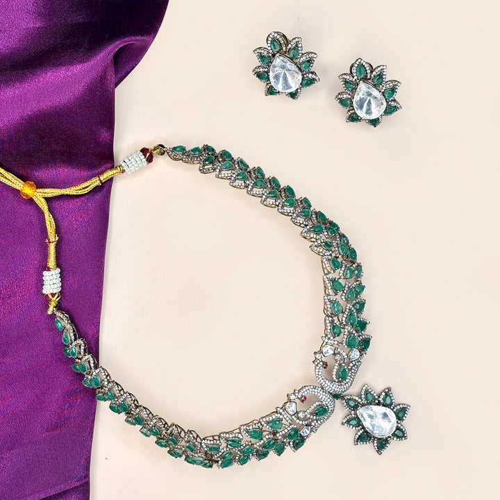 Morni Royal Green Choker