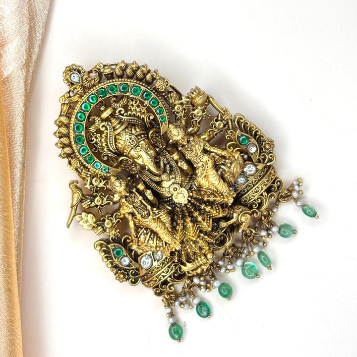 Graceful Antique Ganesh Pendant