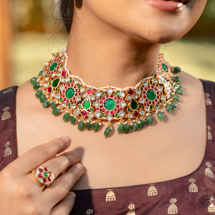 TARA KUNDAN NECKLACE
