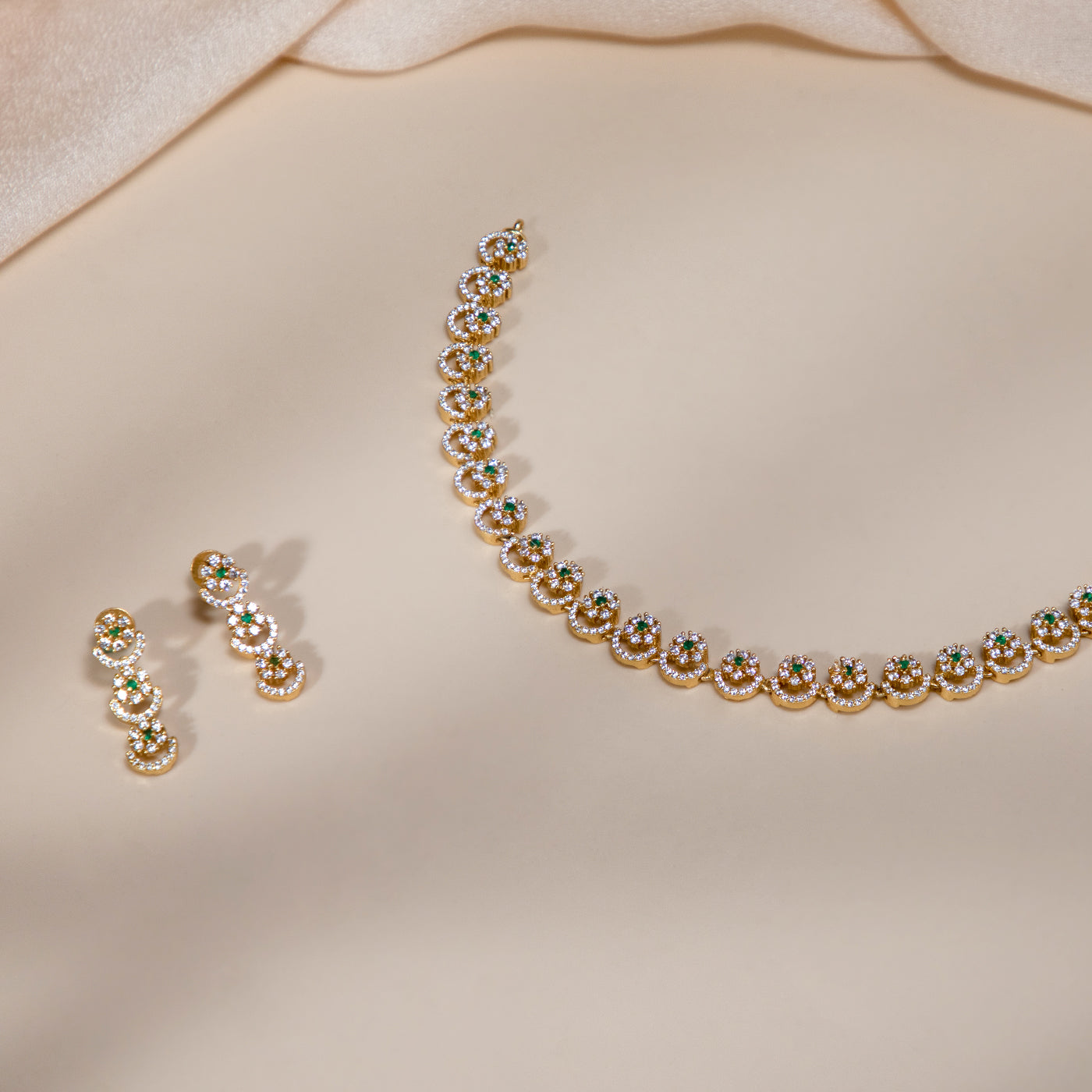 A Bloom of White Against Gold