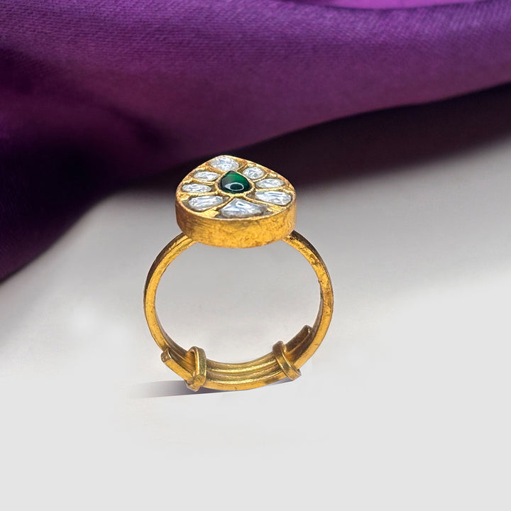 Emerald Teardrop Ring