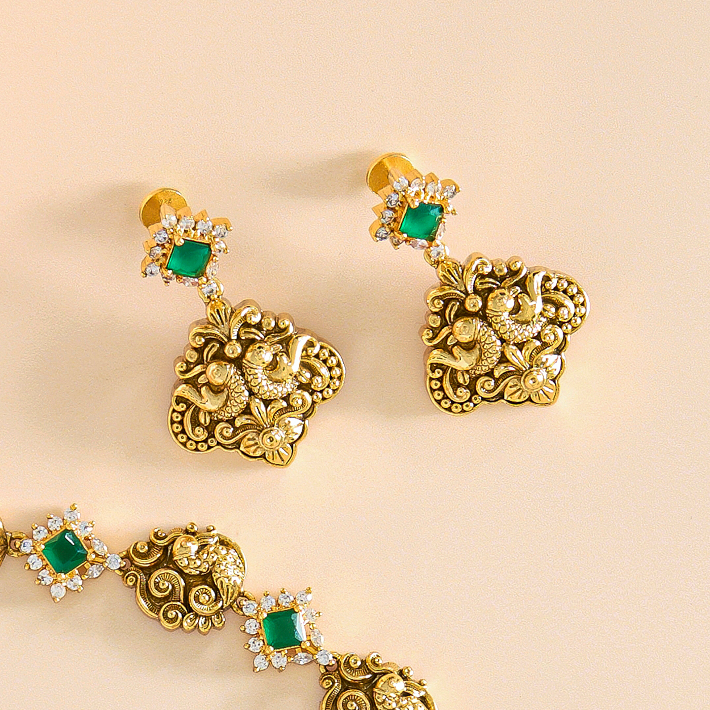 Verdant Heritage Nakas Necklace Set