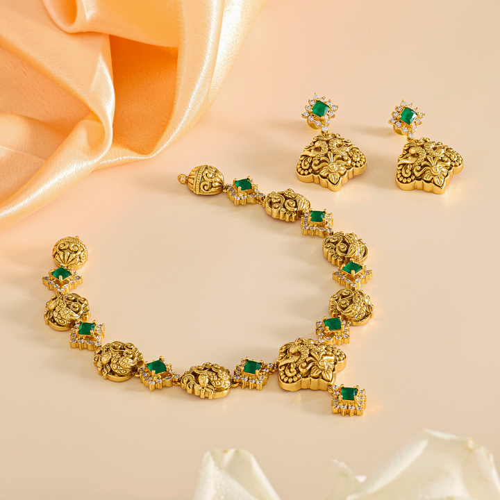 Verdant Heritage Nakas Necklace Set