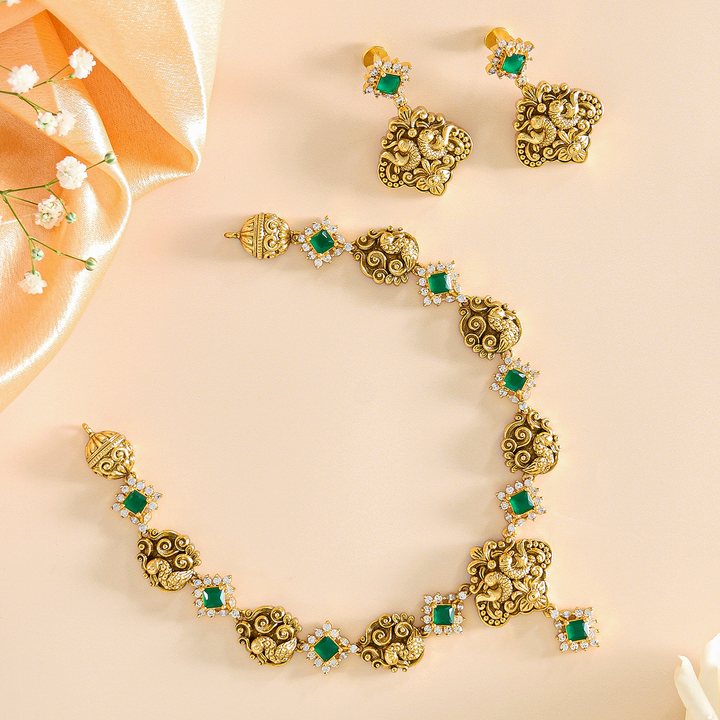 Verdant Heritage Nakas Necklace Set