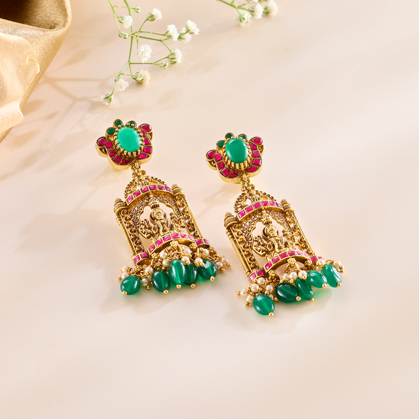 Lakshmi Devi Nakshi Necklace Set
