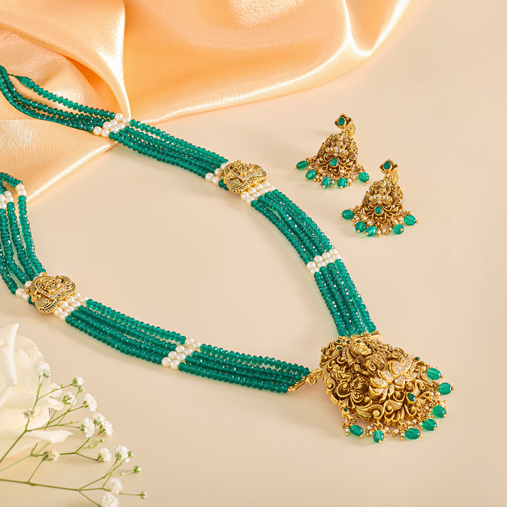 Royal Temple Jewellery Pendant Set