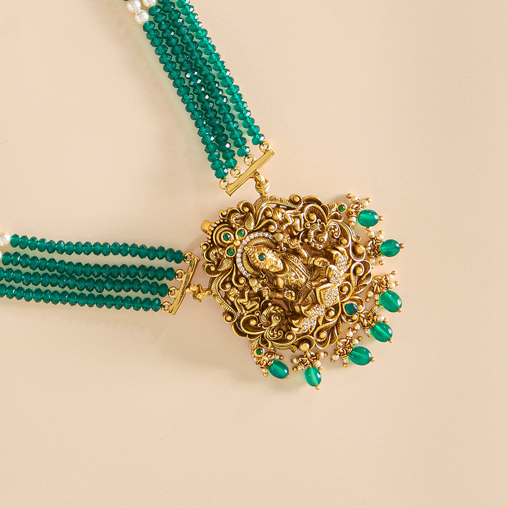 Royal Temple Jewellery Pendant Set