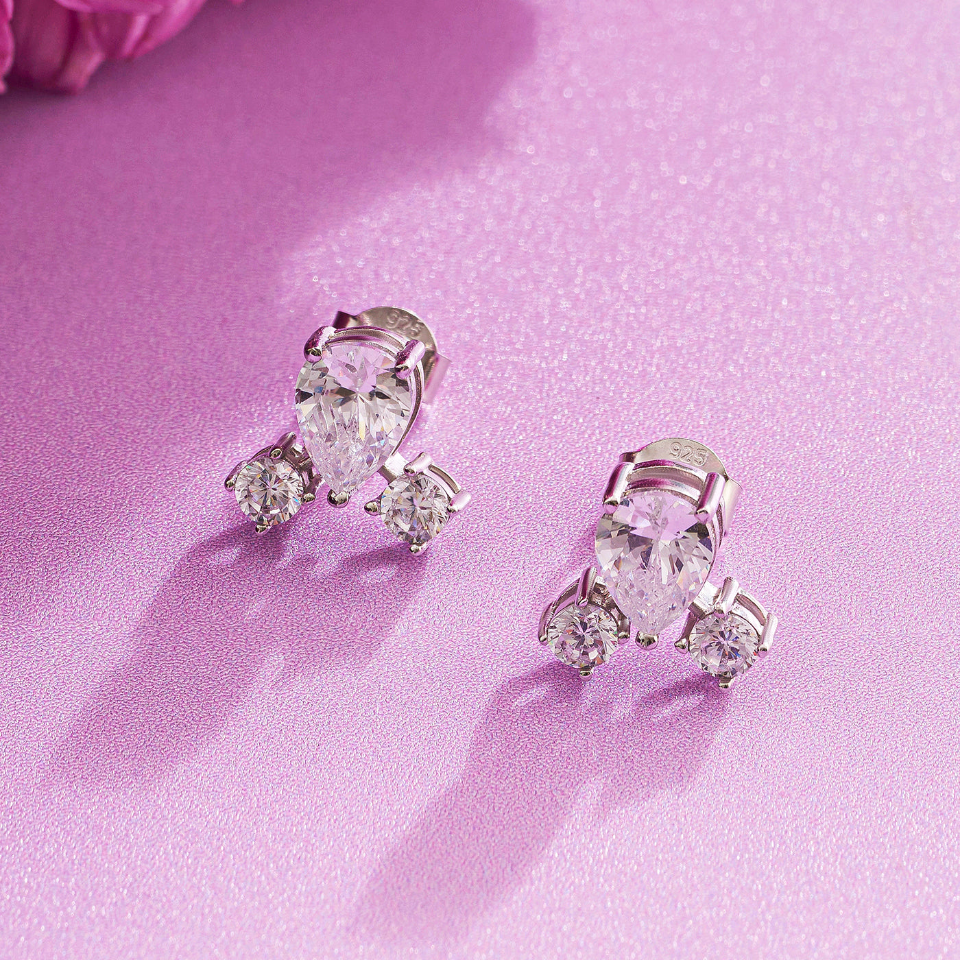 Cubic Zirconia Necklace & Earrings with Heritage Grace