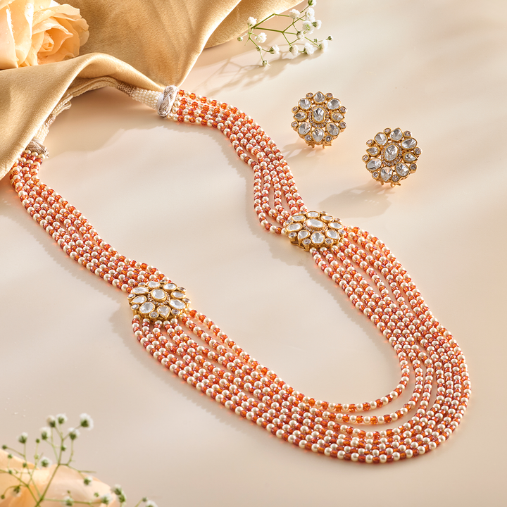 Ocean Bloom Beaded Necklace Set