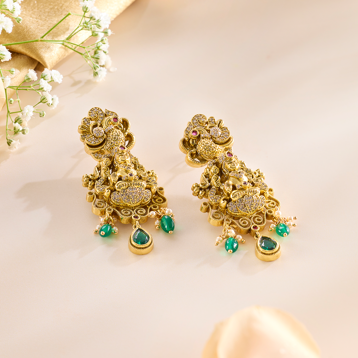 Exquisite Temple Jewellery Bridal Set
