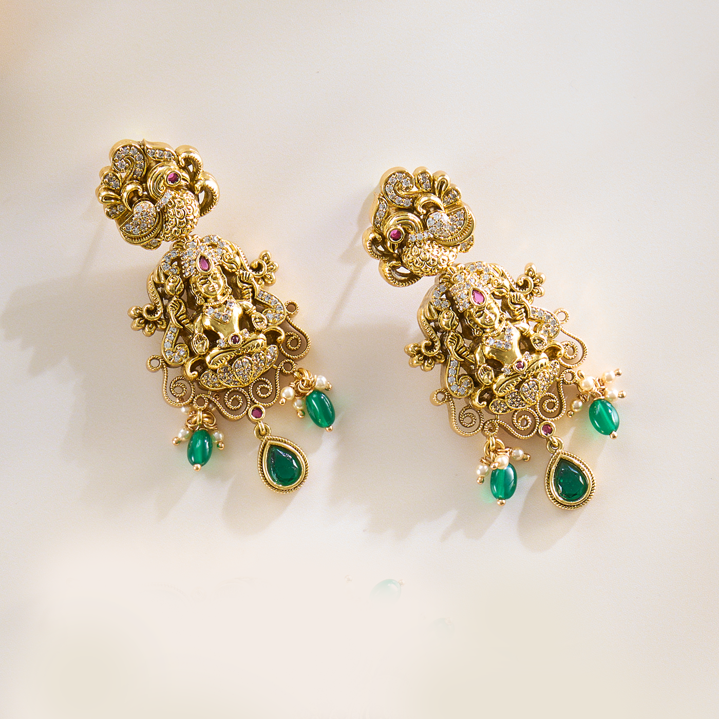 Exquisite Temple Jewellery Bridal Set