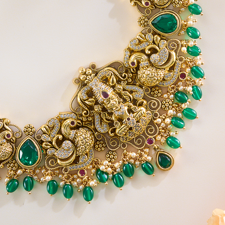 Exquisite Temple Jewellery Bridal Set
