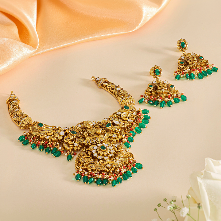 Radiance Lakshmi Necklace Set
