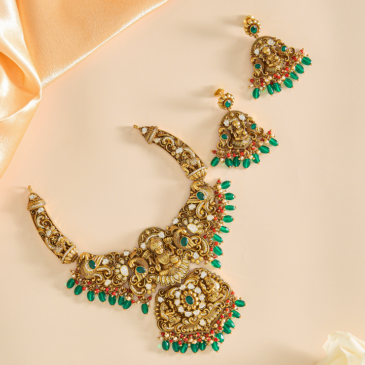 Radiance Lakshmi Necklace Set
