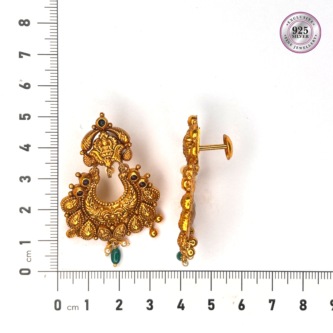 LUNA CRESCENT JHUMKAS