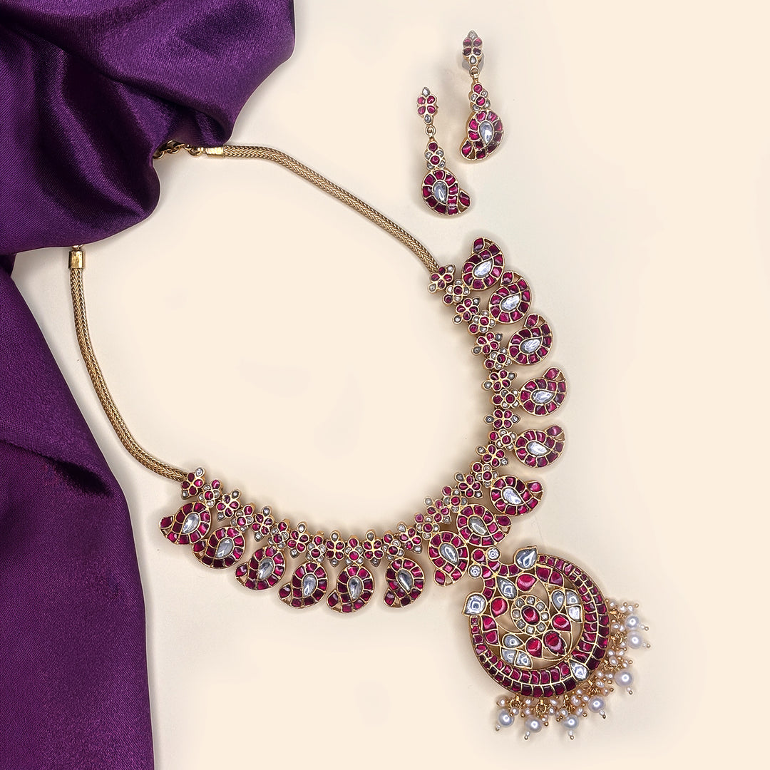 ROYAL MANGO KUNDAN SET