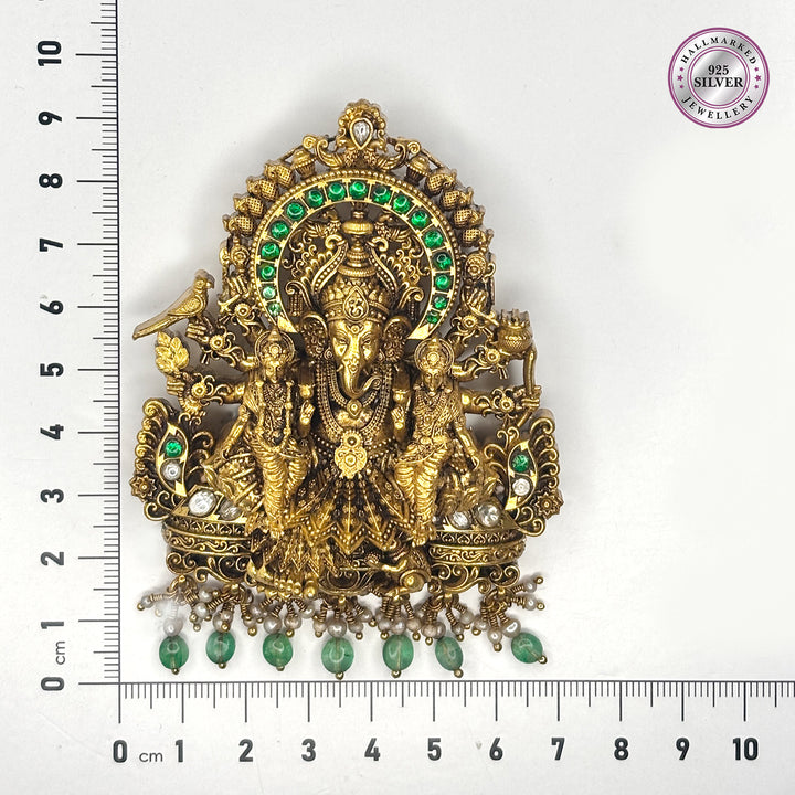 Graceful Antique Ganesh Pendant