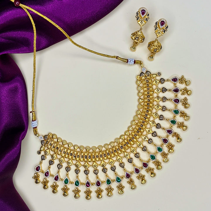 IMPERIAL FRINGE NECKLACE SET