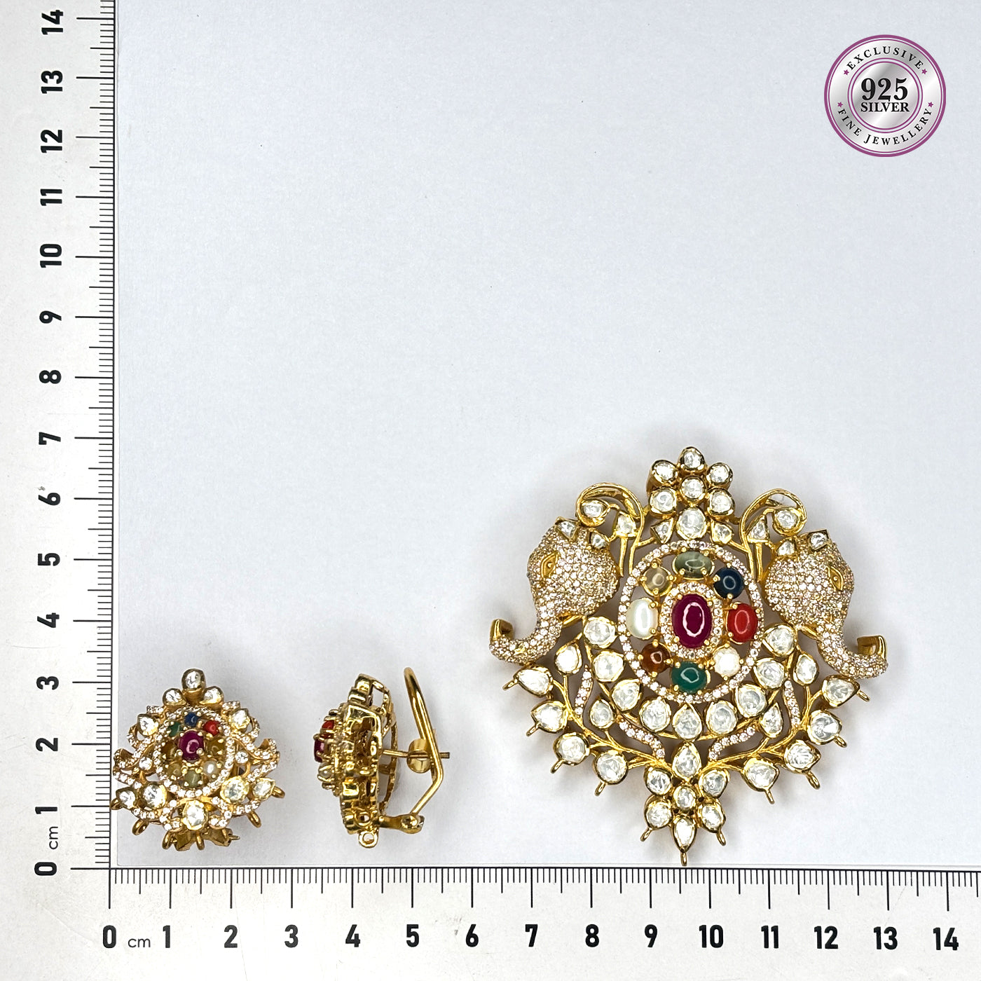 NAVRATAN PENDANT SET