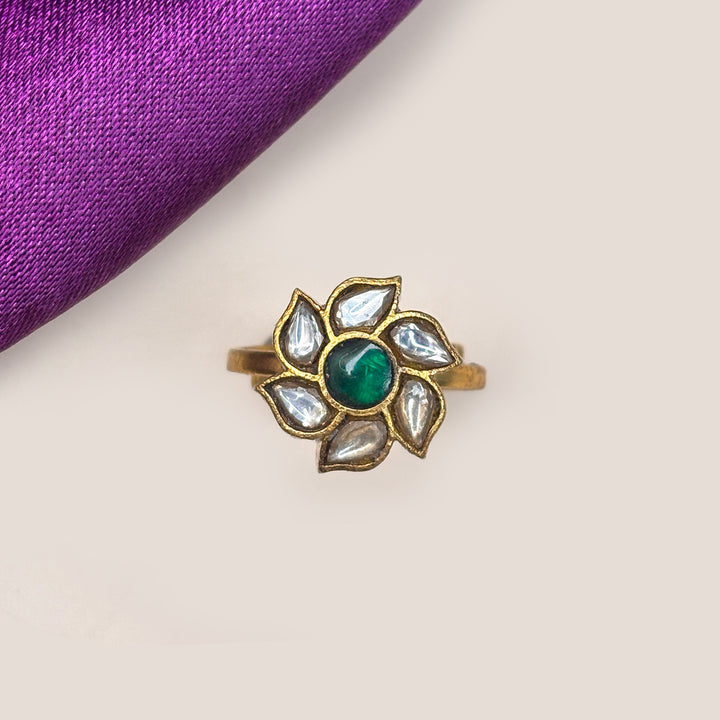 Verdant Flower Ring