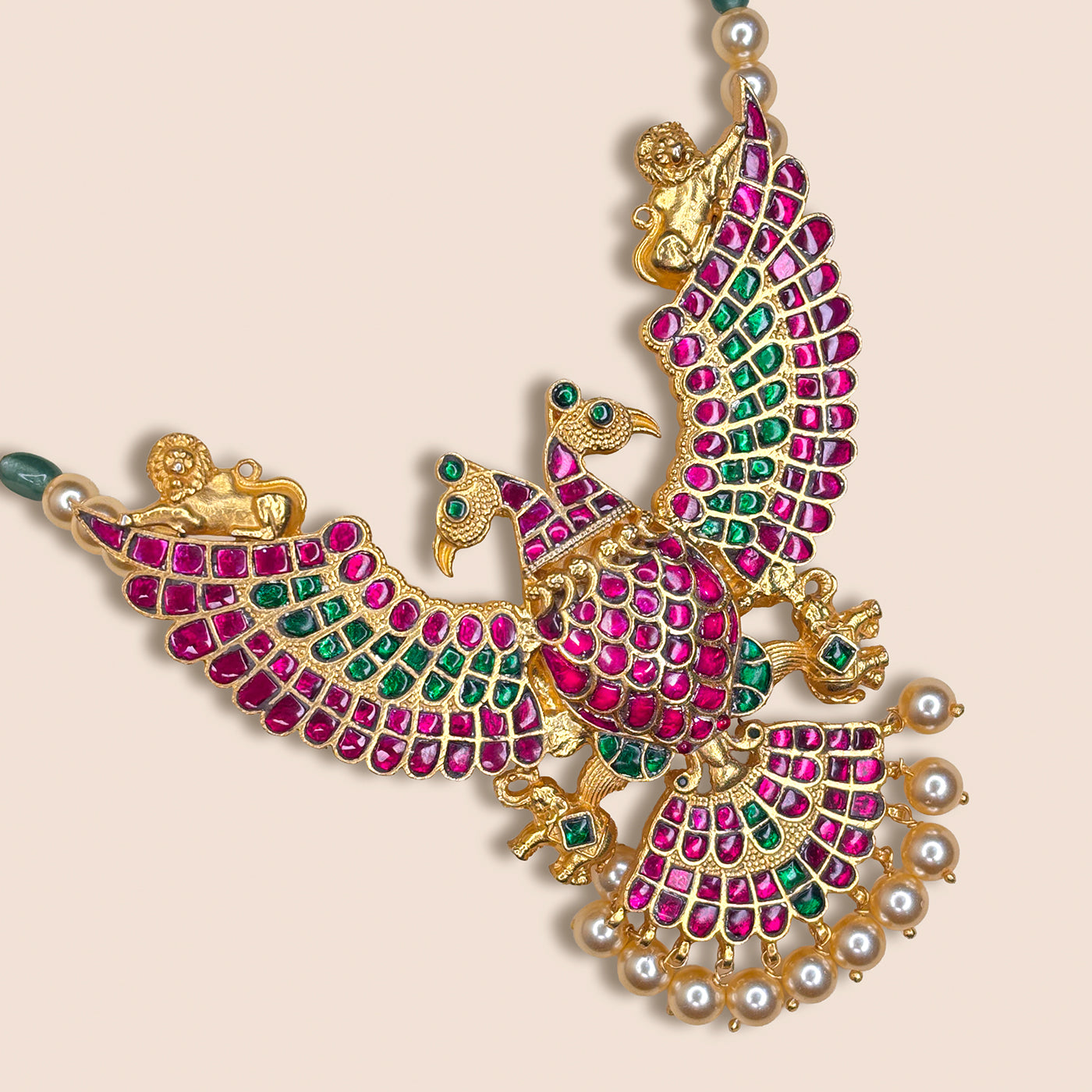 ROYAL GANDABERUNDA PEARL NECKLACE