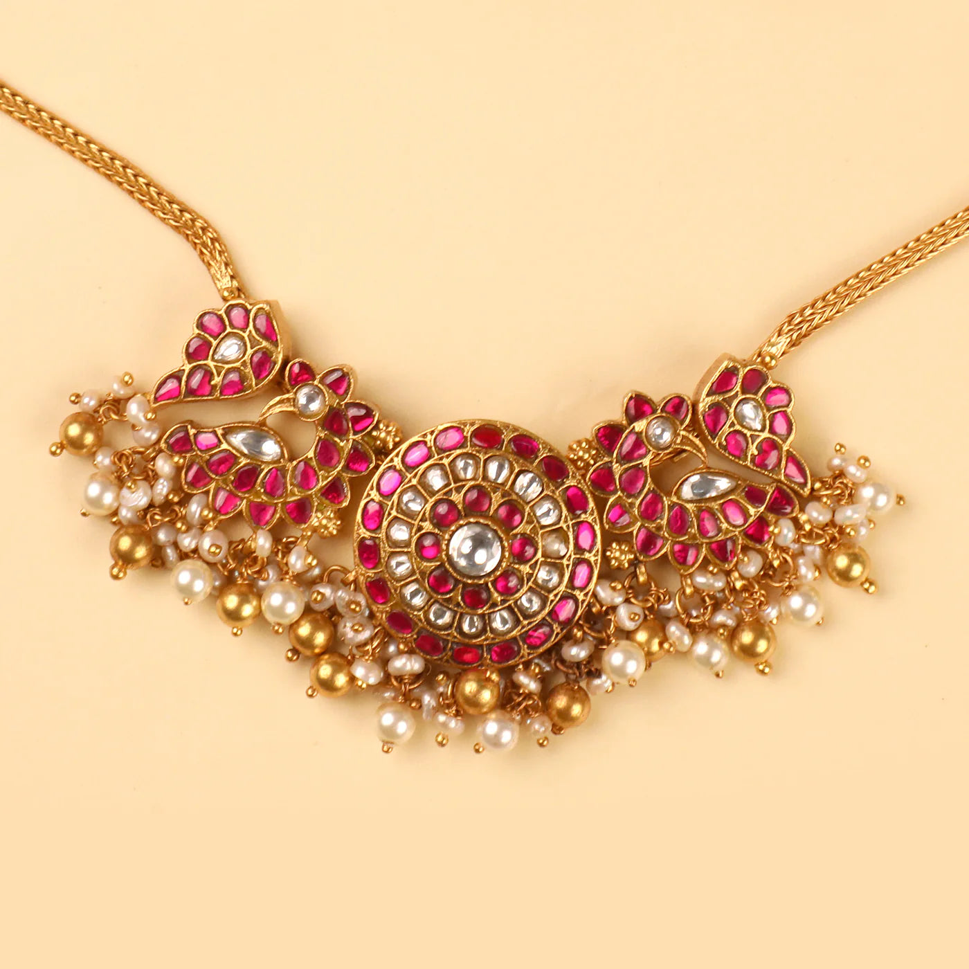 Traditional Kundan Polki Necklace