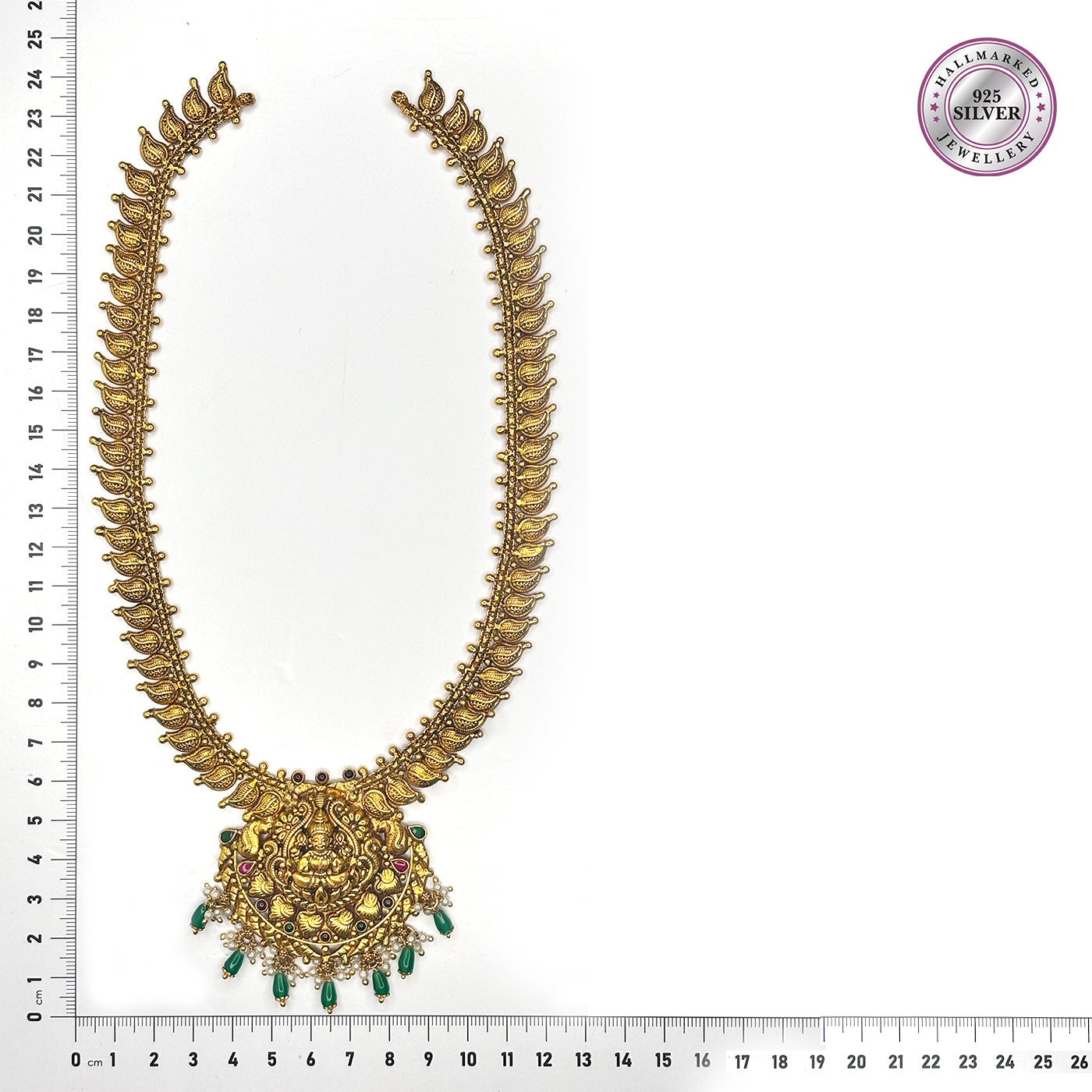 Majestic Antique Gold Lakshmi Necklace