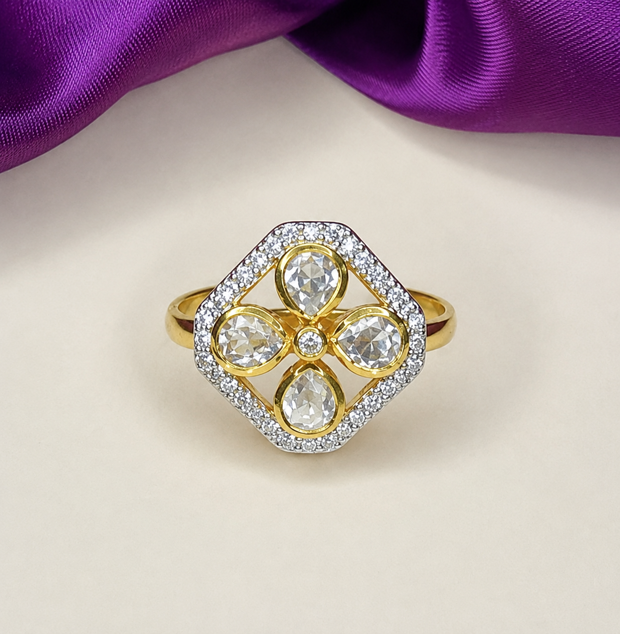 Regal Polki Ring