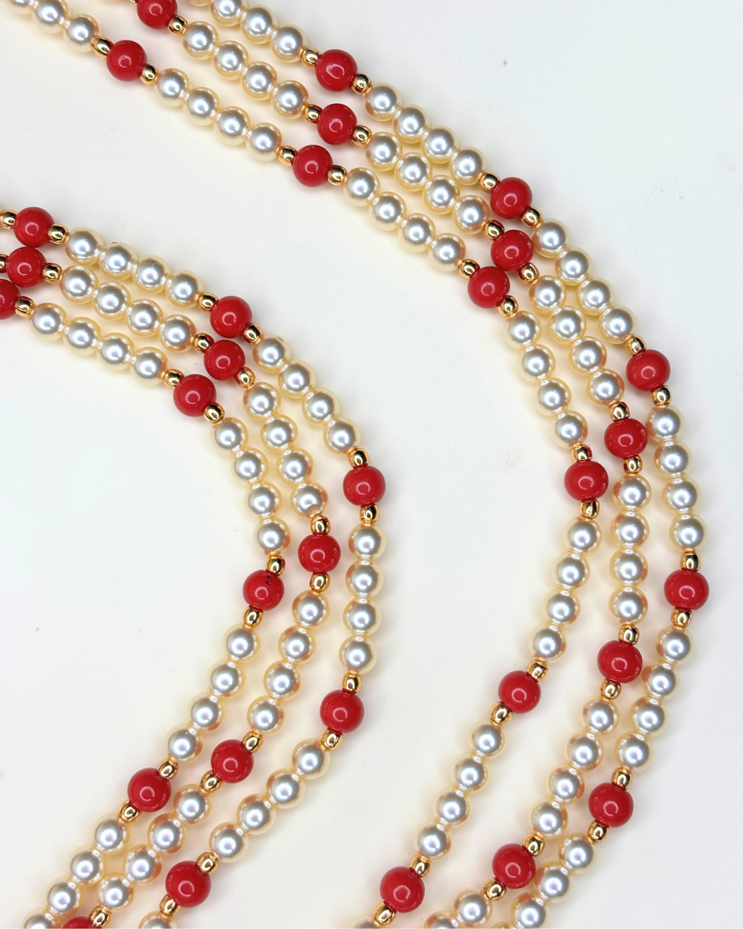Divine Trinity Pendant with Beads Necklace