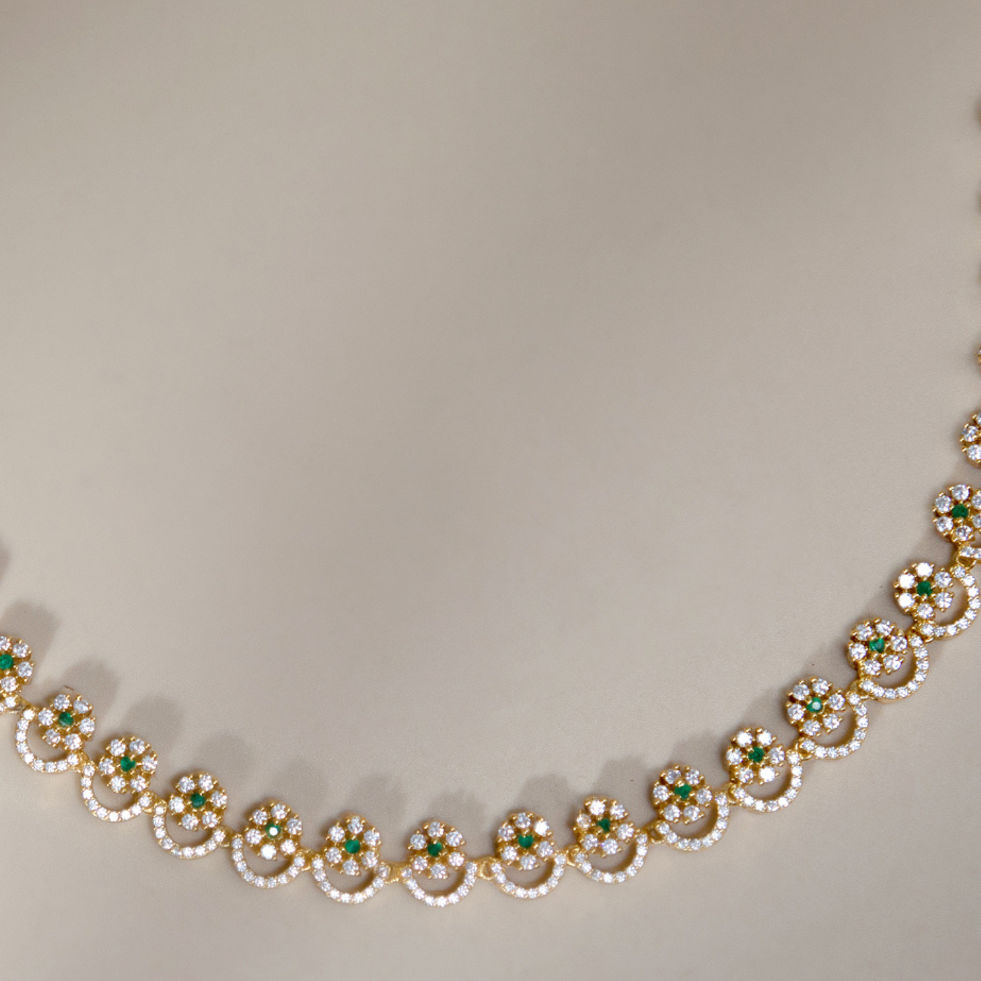 A Bloom of White Against Gold