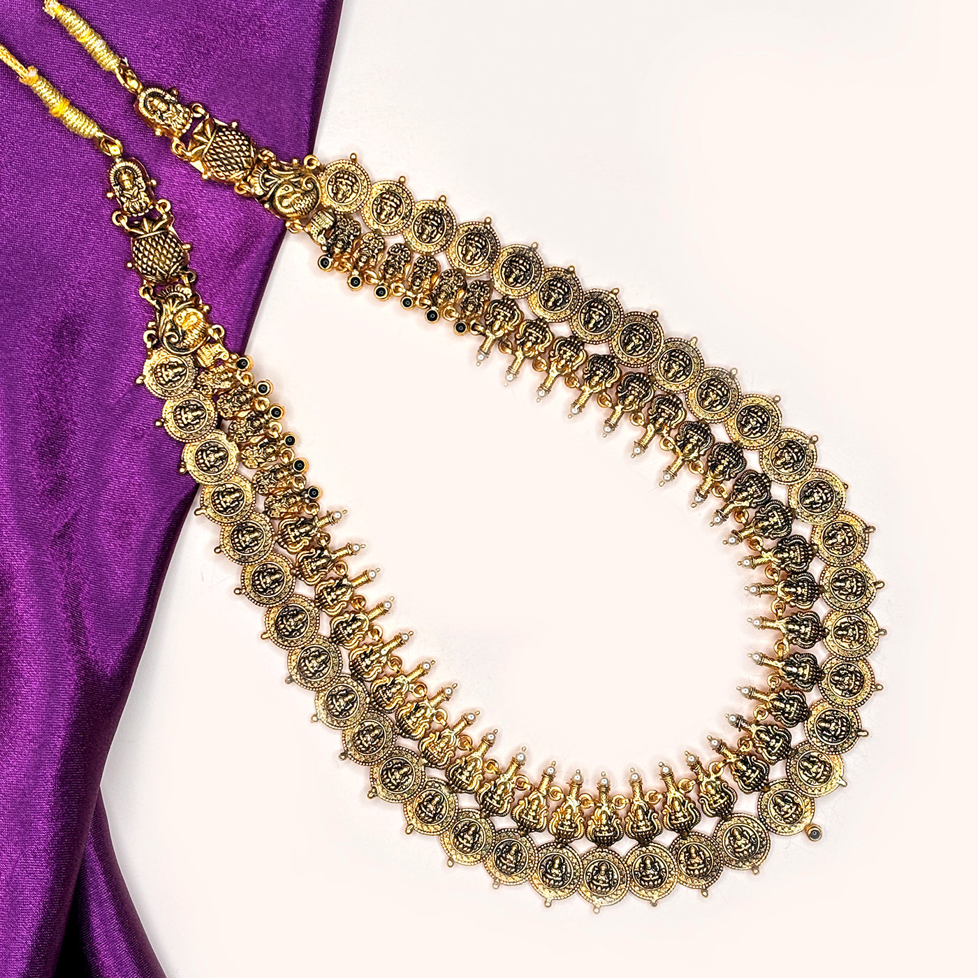 Opulent Antique Kasu Necklace