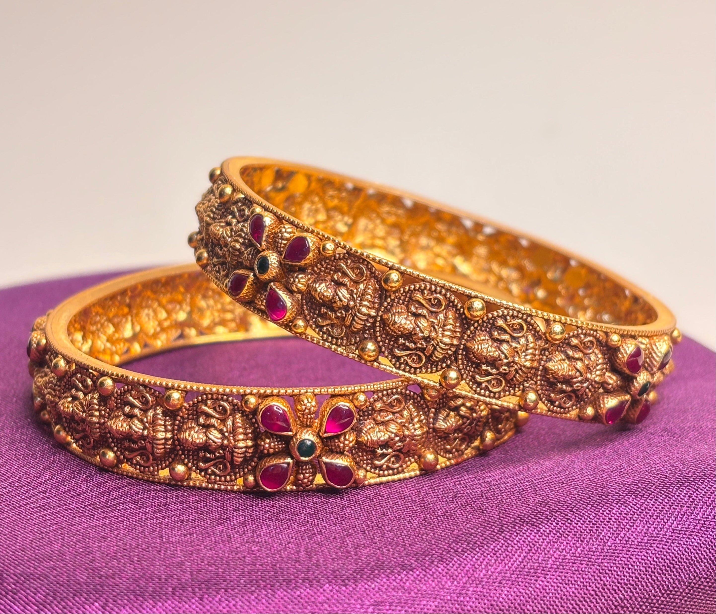 Lakshmi Chakra Bangle Set