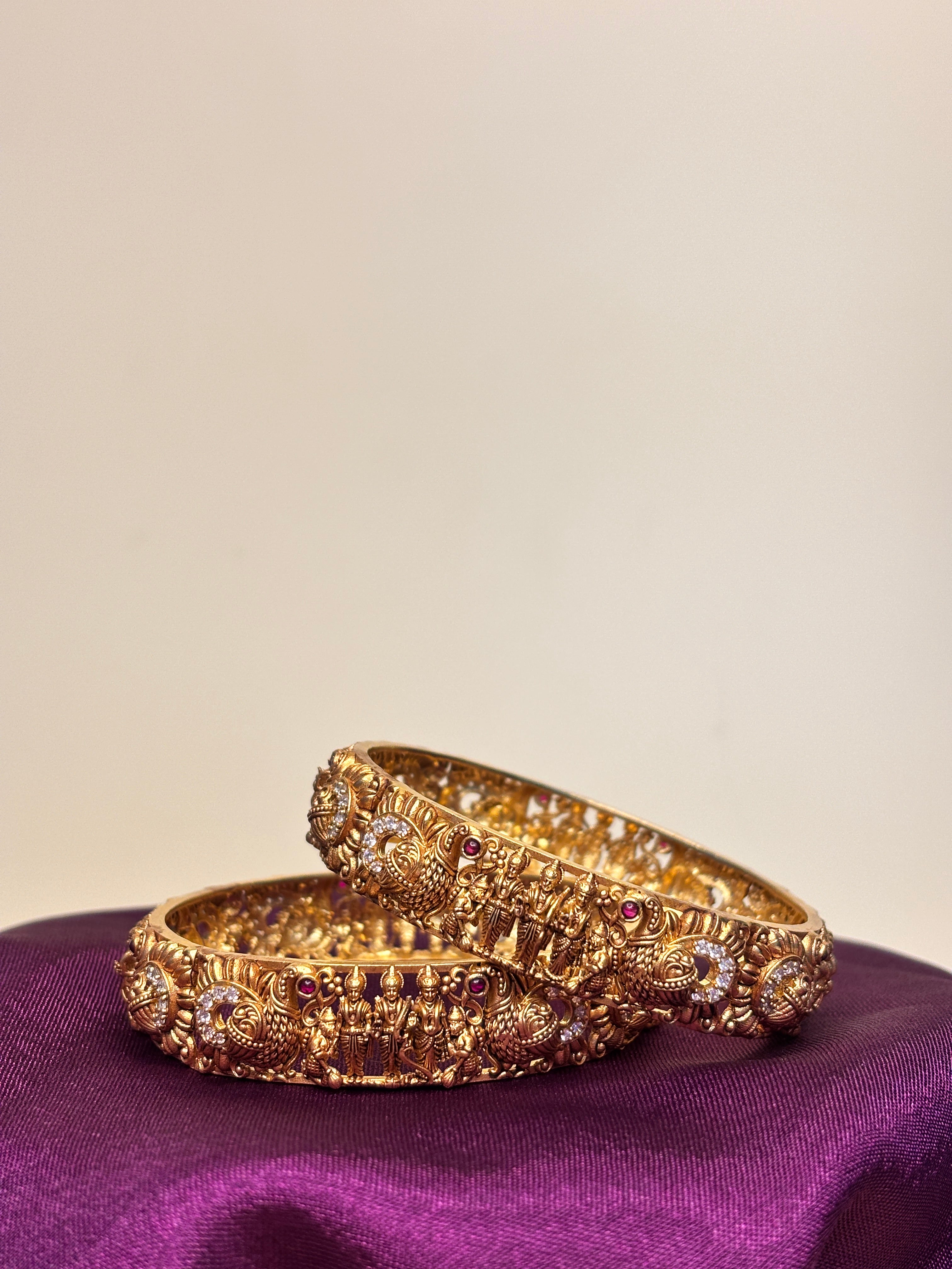 Ayodhya Heritage Bangle Set