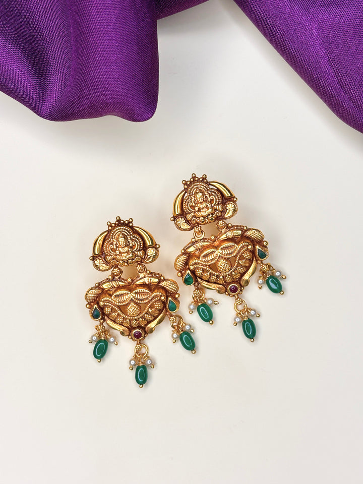 Lakshmi Temple Jhumkas
