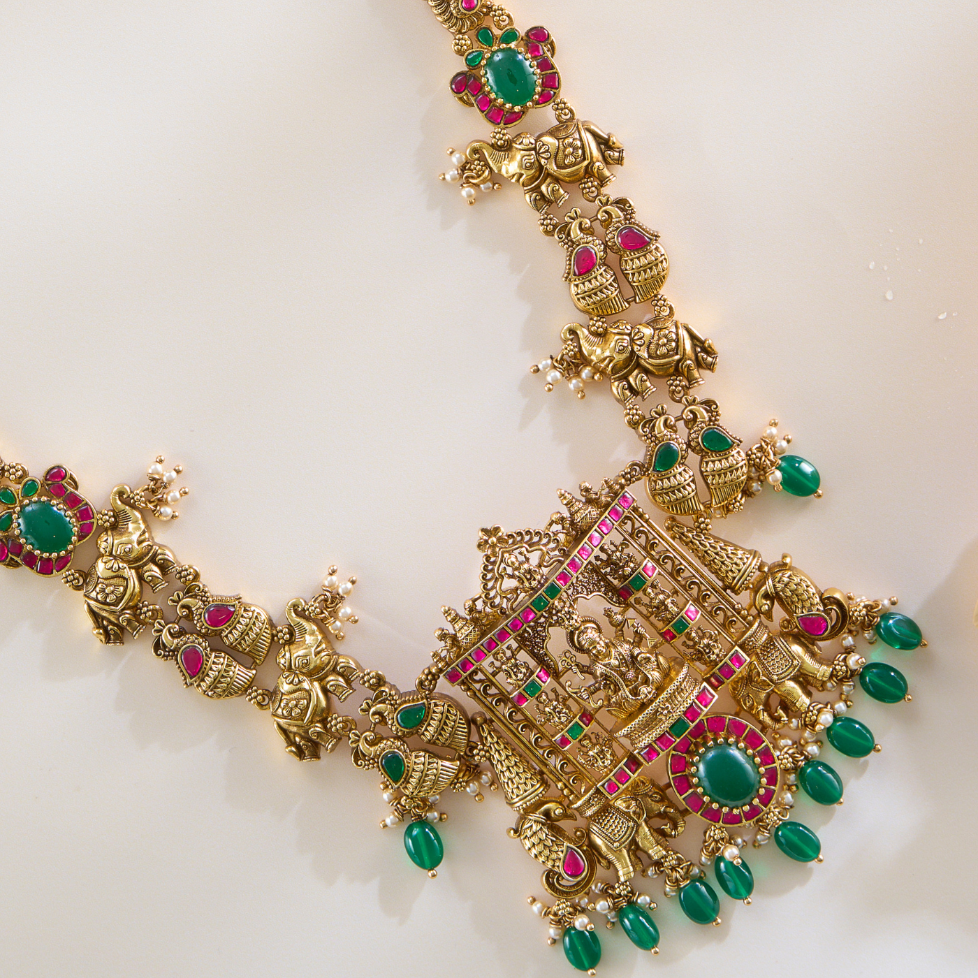 Lakshmi Devi Nakshi Necklace Set