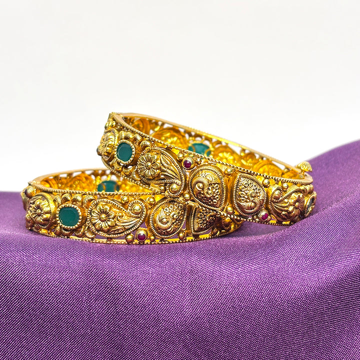 Traditional Ornate Bangle Set